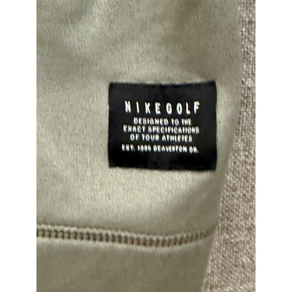 University of Oregon Ducks Nike Golf 1/4 Zip Sweatshirt XL Olive Green Football - Picture 3 of 8
